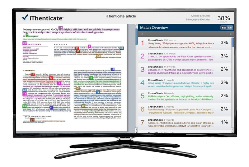 1. کاهش شباهت متن بر اساس گزارش iThenticate